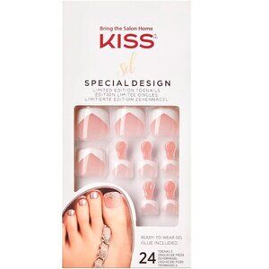 KISS Special Design French Toenails Pedicure Kit - Blushed